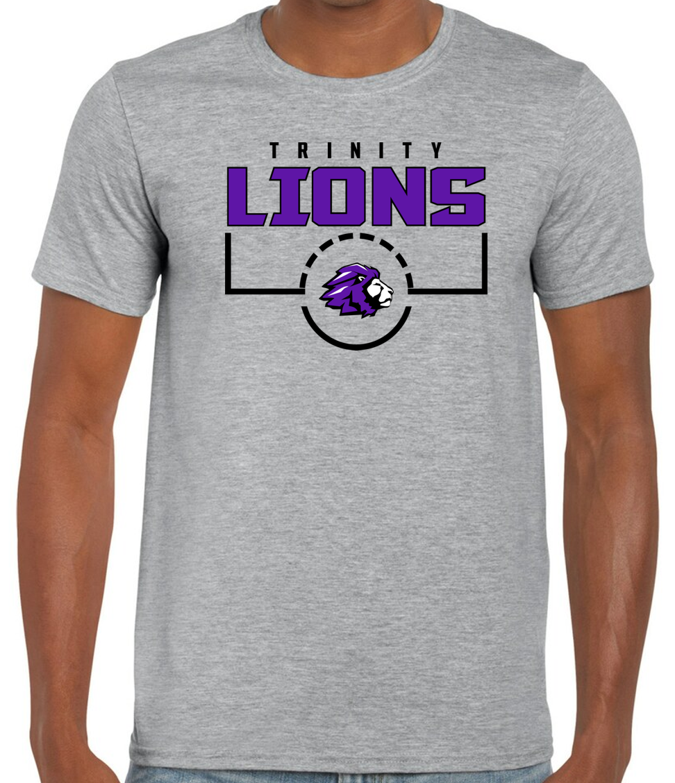 Trinity Basketball Half Court Cotton Dri Fit T Shirt Apparel Trinity Christian School Sharpsburg GA